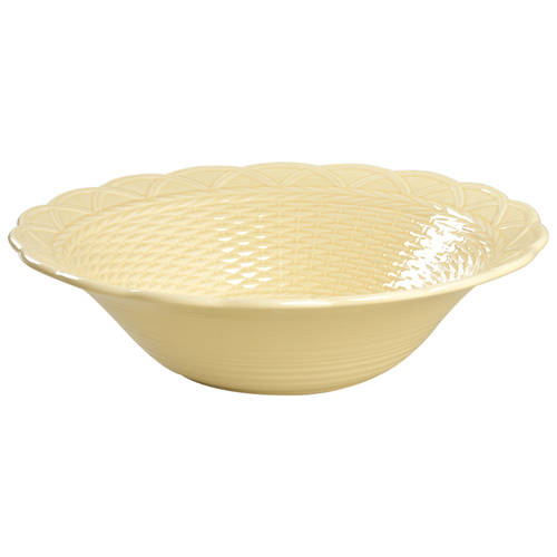 Country Manor Saffron 12" Large Salad Serving Bowl