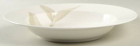 Irish Linen (Leaves) Large Rim Soup Bowl