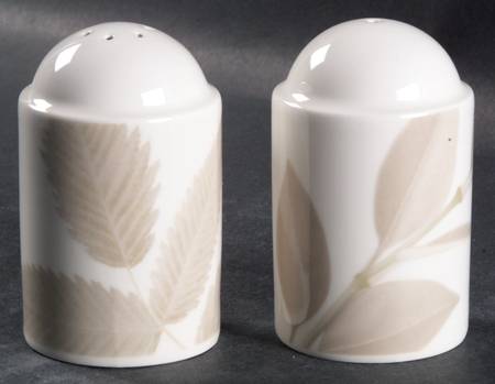 Irish Linen (Leaves) Salt & Pepper Set