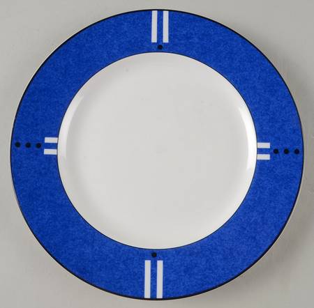Pinstripe Salad Plate