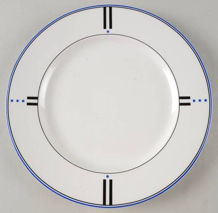 Pinstripe Dinner Plate