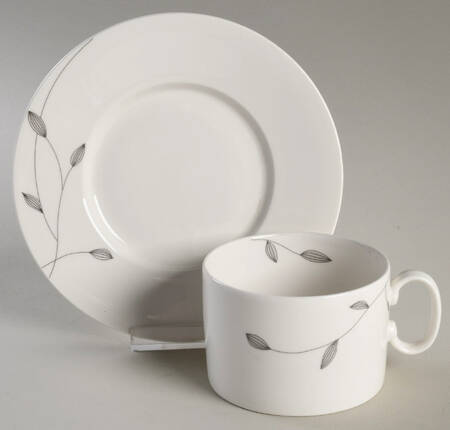 Light Touch Flat Cup & Saucer Set