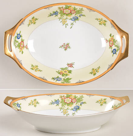 MEI739 11" Oval Vegetable Bowl by Meito