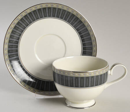Tuxedo Park Footed Cup & Saucer Set by Mikasa