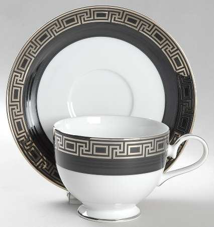 Colonnade Footed Cup & Saucer Set