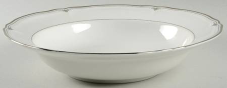 Braemar Platinum Rim Soup Bowl