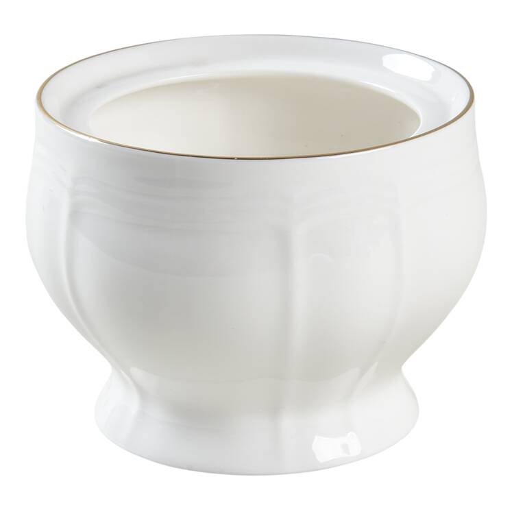 Antique Gold Sugar Bowl No Lid