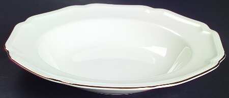 Antique Gold Large Rim Soup Bowl