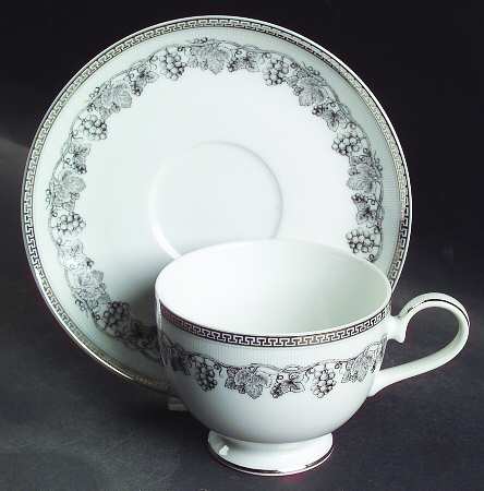 Wisteria Footed Cup & Saucer Set
