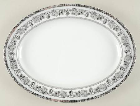 Wisteria 15" Oval Serving Platter