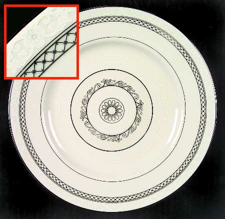 Heirloom Platinum Salad Plate