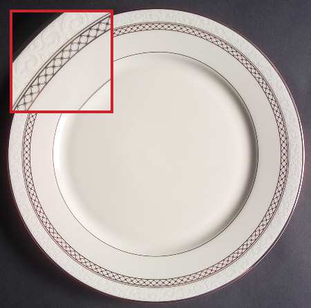 Heirloom Platinum Dinner Plate