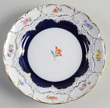 Strewn Flowers Salad Plate