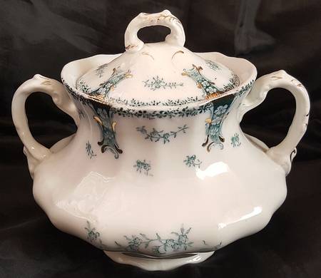 Diana Gold Sugar Bowl & Lid