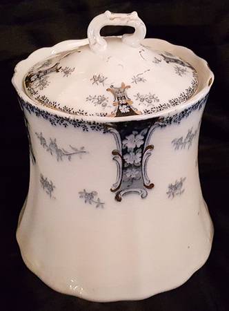 Diana Gold Biscuit Barrel & Lid