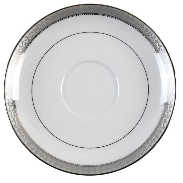 Platinum Crown Saucer