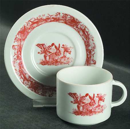 MOT28 Flat Cup & Saucer Set