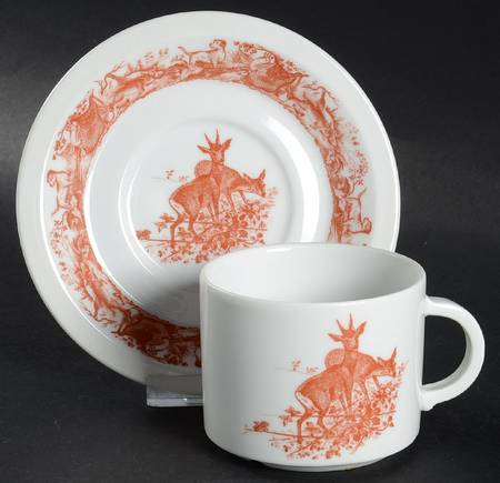 MOT28 Flat Cup & Saucer Set
