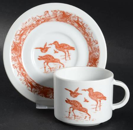 MOT28 Flat Cup & Saucer Set