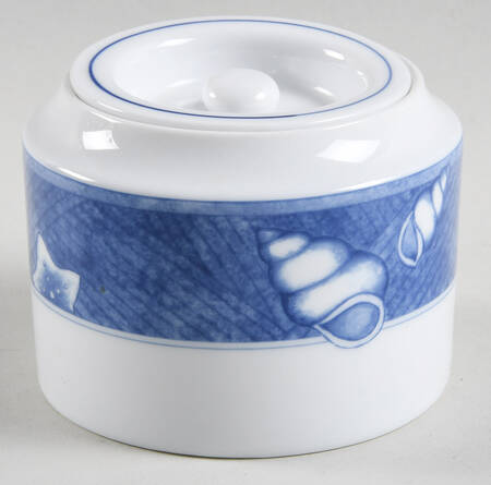 Sea Shore Sugar Bowl & Lid