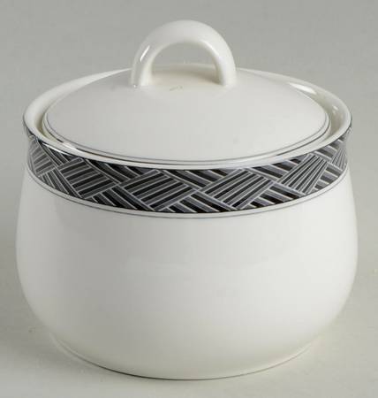Evening Dress Sugar Bowl & Lid