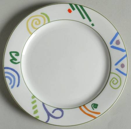Graffiti Bread & Butter Plate
