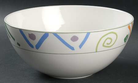 Graffiti 8" Round Vegetable Bowl