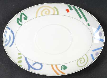 Graffiti Underplate for Gravy Boat