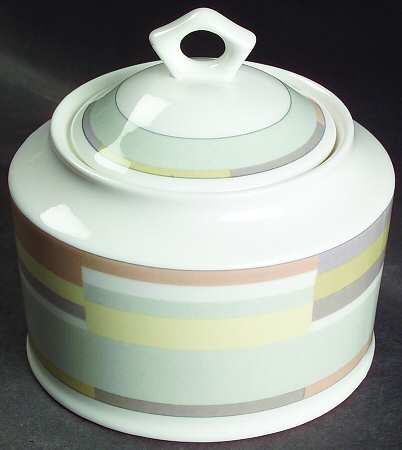 Roulette Sugar Bowl & Lid