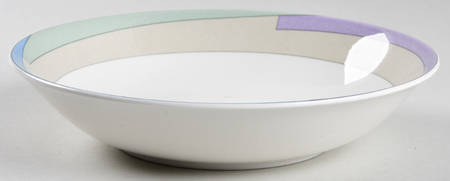 Pastel Wave Coupe Soup Bowl