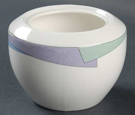 Pastel Wave Sugar Bowl No Lid