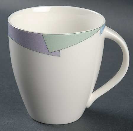 Pastel Wave Flat Cup