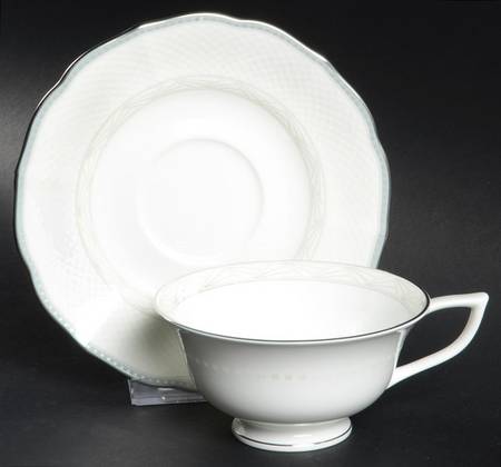 Whitehall Footed Cup & Saucer Set