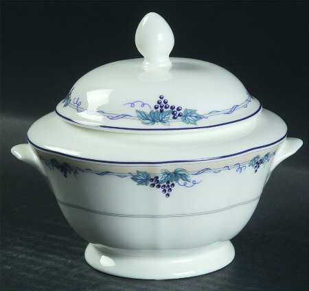 Parisian Vine Sugar Bowl & Lid