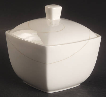 Infinity Silver Sugar Bowl & Lid