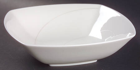 Infinity Silver Coupe Soup Bowl by Mikasa