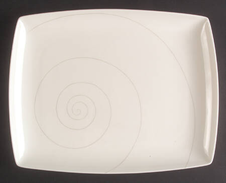 Infinity Silver 13" Rectangular Serving Platter by Mikasa