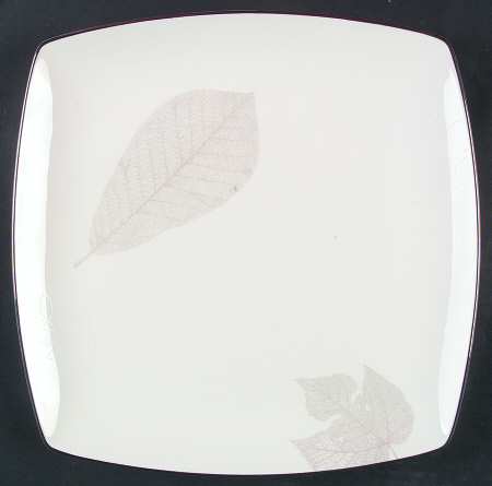 Silver Leaves 12" Chop Plate (Round Platter) by Mikasa