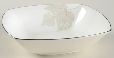 Silver Leaves Coupe Soup Bowl