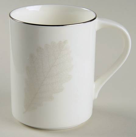 Silver Leaves Mug