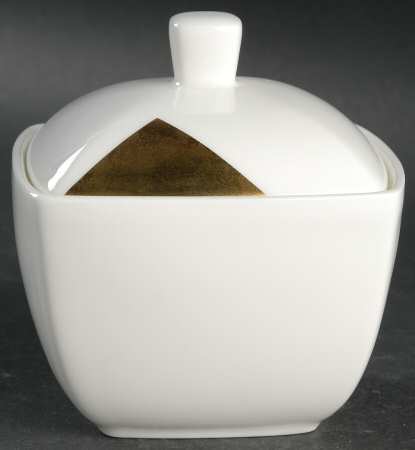 24 Karat Sugar Bowl & Lid