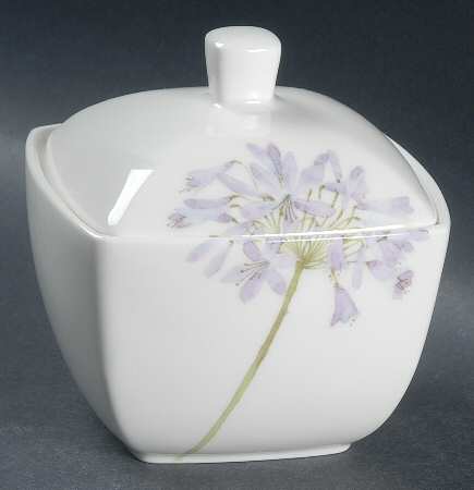Garden Scenery Sugar Bowl & Lid