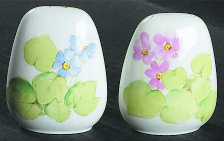 Water Lilies Blue Salt & Pepper Set