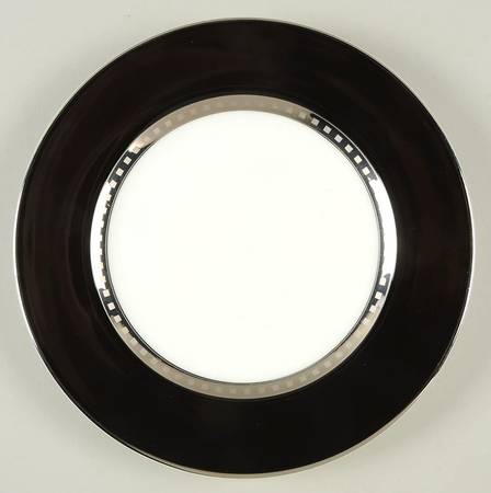 Avante Black Salad Plate