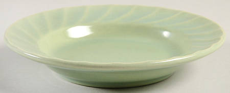 Yorkshire Green (Matte) Rim Fruit/Dessert (Sauce) Bowl
