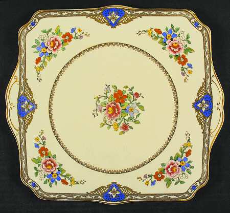 Newelyn Square Handled Cake Plate