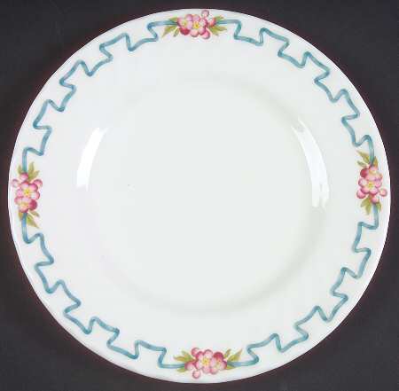 Ribbons & Blossoms Bread & Butter Plate