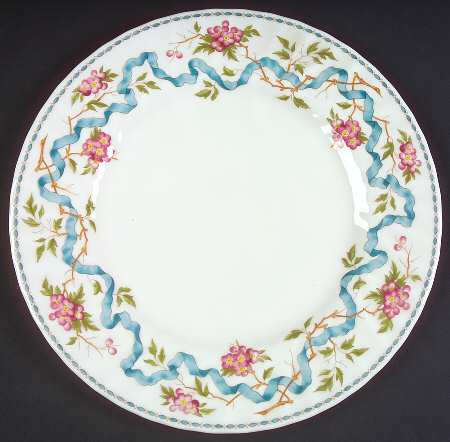 Ribbons & Blossoms Accent Luncheon Plate