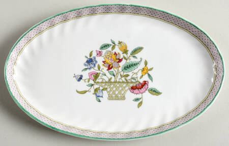 Haddon Hall Trellis 8" Oval Tray