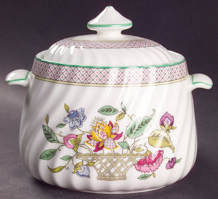 Haddon Hall Trellis Sugar Bowl & Lid